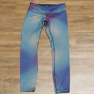 EUC Lululemon Wunder Under Leggings Dot Print